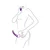ToyJoy Nymphea Strapon Vibrating Strap-On Purple