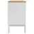 Komoda FLORO bijela 114 x 43 x 74 cm od masivne borovine