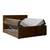Livetastic BOXSPRING POSTELJA 180 cm  x 200 cm , kovina, umetna masa, tekstil, karton, leseni material rjava