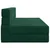 Sofa na razvlačenje Tamnozelena 152 x 86,5 x 60 cm Tkanina