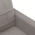 Vidaxl Dvosed taupe 120 cm blago