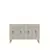 HANAH HOME Komoda Salkim 120 White Travertine Gold