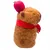 shumee Plišasta igrača Capybara Zimski šal z jabolkom Velik 25 cm