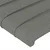 Vidaxl Vzglavje postelje temno sivo 160x5x118/128 cm blago