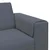Vidaxl Dnevna soba kavč Temno siva 250 x 77 x 76 cm