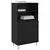 Highboard Crna 60 x 36 x 110 cm Konstruirano drvo