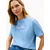 TOMMY HILFIGER Majica svetlo modra/bela