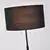 Podna lampa FOGO 2xE27/15W/230V crna