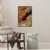 Canvas Slika na platnu Jaspis sa karneolom Pakistan, Sa ramom, 50 x 75 cm, Crni
