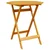 Vidaxl Zložljiv bistro set 3 szt. Rjava Masiven les akacije
