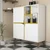 Hanah Home Komoda Pulse 100x115x30cm Belo-Žuta