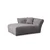 Atelier del Sofa Ugaona garnitura Boxer, 290x165 cm, Svetlo siva