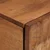 vidaXL Klubska miza Rjava 80 x 50 x 40 cm Masiven les manga