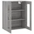 Stenska omarica siva sonoma 69,5x34x90 cm