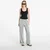 Hlače Calvin Klein Hammered Satin Pull On Pant Shadow L