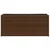 Vidaxl Vrtno korito z 2 loncema rjava 90x20x40 cm poli ratan