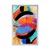 Plakat barvita abstrakcija - 60x90 black