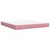 Vidaxl Box spring postelja z vzmetnico roza 180x200 cm žamet