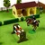 FARMA LEAN TOYS Set Farma, Konjska Stadiona, Tor s Preprekami, Hlev, Konji, Figurice, 26 el.