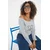 Trendyol Curve Ženska bluza Tbbaw26Af00048, Siva