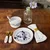 Elodie garden leo toile silikonski set za jelo sa tanjirom