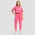 GymBeam Women‘s Limitless Cropped T-Shirt Dragonfruit