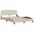 Okvir za krevet Dover krem 120 x 200 cm od tkanine