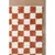 Kremno bela/v barvi terakote preproga 80x150 cm Grida – ESTE