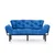 Atelier del Sofa Trosed na razvlačenje Nitta 185x85x70cm Plavi