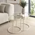 Hanah Home set klub stolova Beige-Trs-60-42-Nrd-Srk, bež