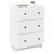 Ormar s ladicama Bijela 66 x 34,5 x 90 cm Konstruirano drvo