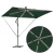 Suncobran Zelena 294 x 200 x 270 cm Poliester i aluminij