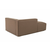 ATELIER DEL SOFA Fotelja Mora XL Chl Left Brown
