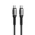 FORCELL F-ENERGY C263 Kabel tipa C na tip C QC4.0 PD 5A 240W Cafule 3m crna