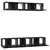 Set TV komoda Zidne 5 pcs Crni hrast Konstruirano drvo