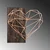 Wallity Zidna dekoracija Heart, 58x58 cm, Bakar