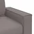 Dvodijelni set sofa s jastucima, taupe tkanina