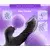SuperLove Powerful Thrusting G-Spot Rabbit Vibrator Black
