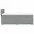 vidaXL Box spring postelja z vzmetnico svetlo siva 90x200 cm blago