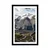 Plakat s paspartujem čudovita gorska panorama - 20x30 silver