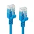 Omrežni kabel UTP CAT6A Slim 0.5M moder