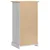 Noćni ormarić Corona Bijelo 53 x 39 x 103 cm Čvrsto borovo drvo
