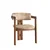Hanah Home Trpezarijska stolica 58x76x49cm Orah