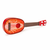 ECO TOYS Ukulele gitara za decu Jagoda, Crvena