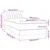 vidaXL Box spring postelja z vzmetnico LED modra 100x200 cm blago
