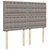 Vidaxl Box spring postelja z vzmetnico taupe 140x200 cm blago
