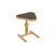 Hanah Home pomoćni sto Opus Ucgen 46, 46 cm, hrast / crni mermer