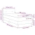 vidaXL Box Spring Postelja s Mattresom Temno Siva 100x200 cm Tkanina