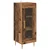 Highboard 2 pcs Staro drvo Stakl