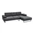 Atelier del Sofa Ugaona garnitura Antracit